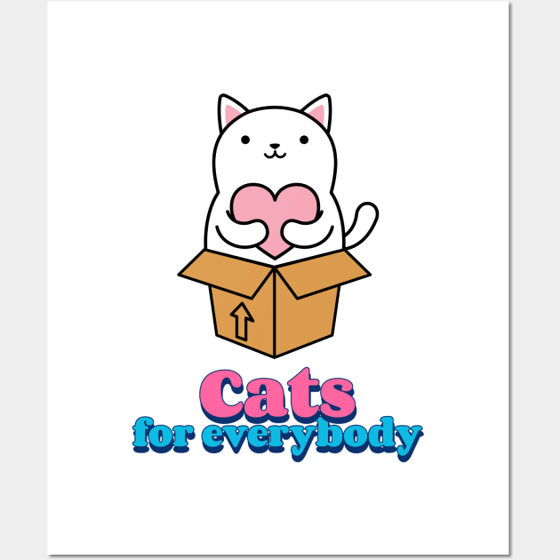 Cats For Everybody Wall Art by MONMON-75